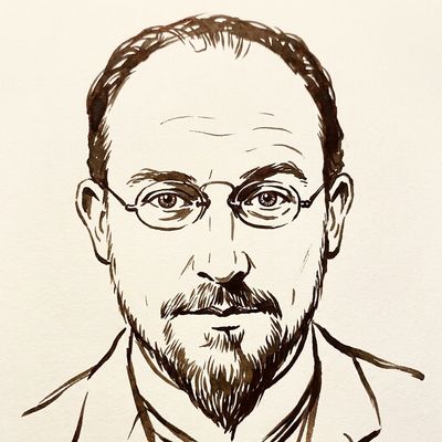 Erik Satie portrait