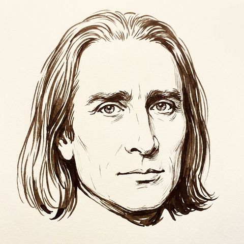 Franz Liszt portrait
